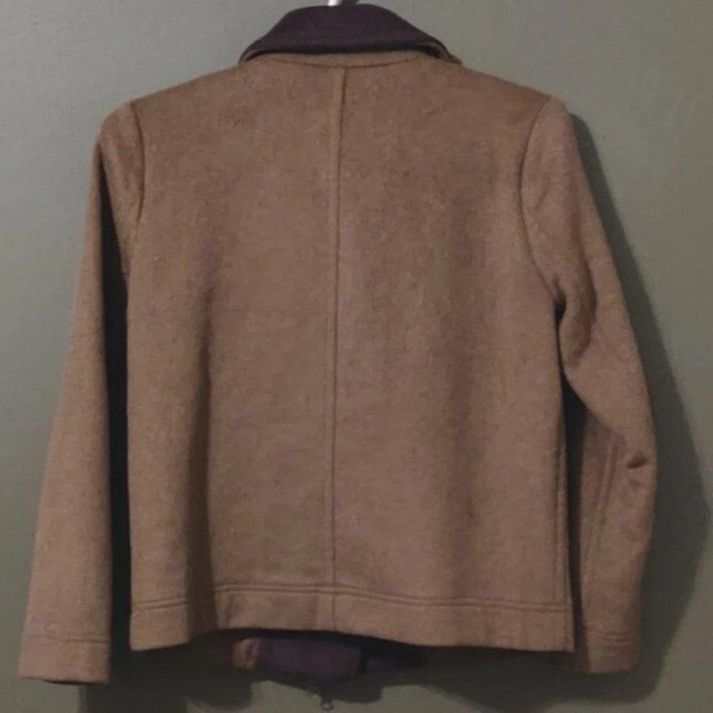 Leo & Sage Wool Blend Moto Jacket NEW WITH TAGS SIZE SMALL - Picture 3 of 8